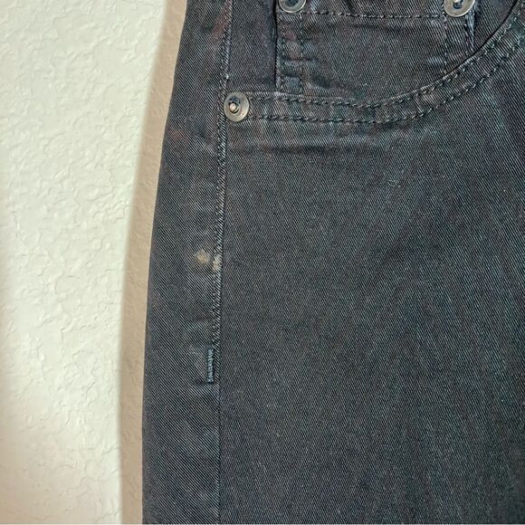 Rag &‎ Bone Chevron Ombre Black Low Rise Skinny Legging Jeans Women's Size 28 - Picture 5 of 13